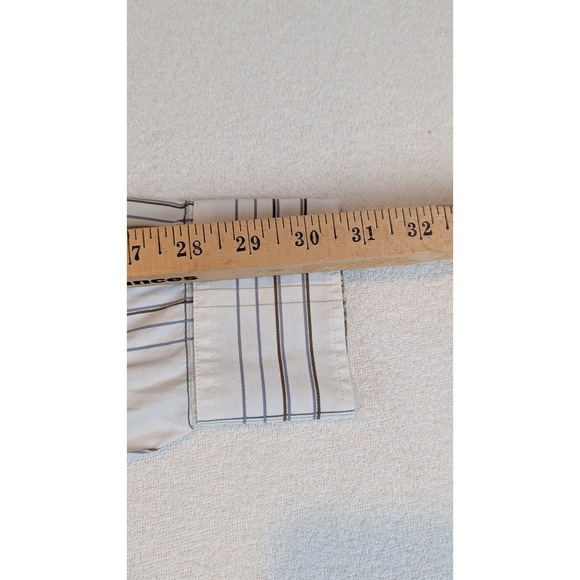 Resistol University Mens Large‎ White Plaid White PearlSnap Shirt Casual Western - Picture 7 of 10